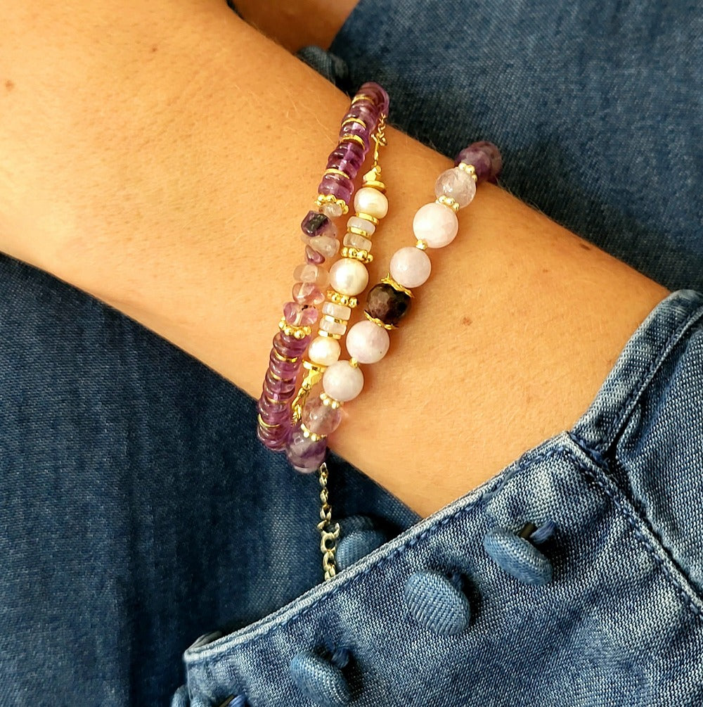 Elevate Your Inner Peace with Brahmatells' Handmade Amethyst Bracelet —  BrahmatellsStore